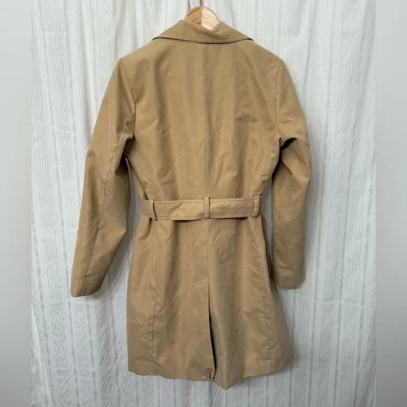 PERFECT CONDITION💖 Light Tan Camel Trenchcoat from Amazon Essentials - Picture 4 of 10